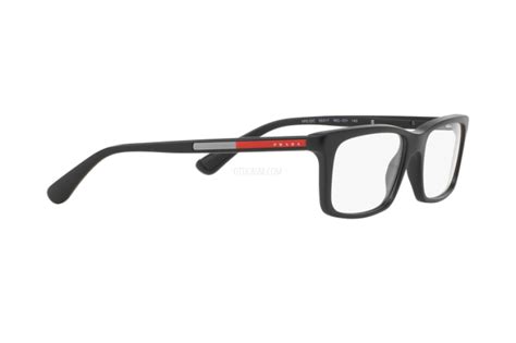 prada linea rossa ps 02cv 1bo1o1|Prada Linea Rossa Demo Rectangular Men's Eyeglasses PS .